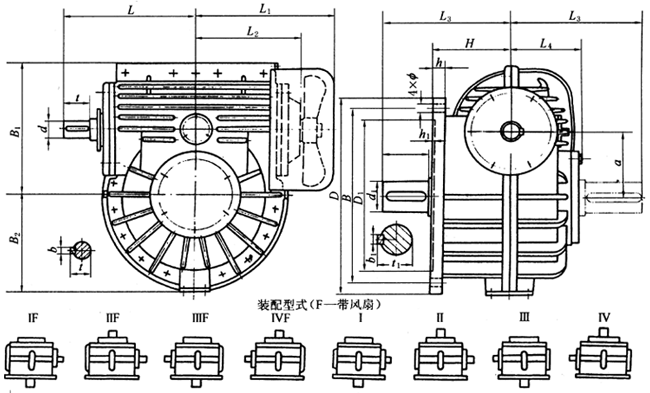 TPU平面包络环面蜗杆减速器 TPU平面包络环面蜗杆减速器