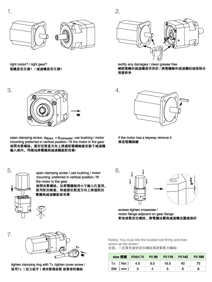 PS系列精密行星减速机